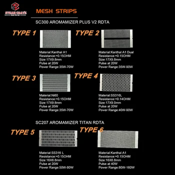 10PCS Steam Crave Aromamizer Plus V2/Ragnar Replacement Vape Mesh coil For Plus V2/Titan/Ragnar RDTA Kanthal A1/SS316L/Ni60
10PCS Steam Crave Aromamizer Plus V2/Ragnar Replacement Vape Mesh coil For Plus V2/Titan/Ragnar RDTA Kanthal A1/SS316L/Ni60