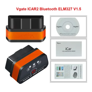 Vgate icar2 Bluetooth ELM327 OBD2 Diagnostic tool ELM327 Icar 2 Auto Code Reader PIC18F25K80 Chip iCAR2 ELM 327 V1.5 Adapter
Vgate icar2 Bluetooth ELM327 OBD2 Diagnostic tool ELM327 Icar 2 Auto Code Reader PIC18F25K80 Chip iCAR2 ELM 327 V1.5 Adapter