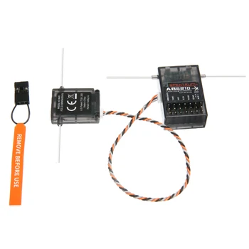 AR6210X DSM-X 6-Channel Receiver 2.4GHz DSM2/DSMX Receiver Connectors With Satellite For Spektrum RC Transmitter
AR6210X DSM-X 6-Channel Receiver 2.4GHz DSM2/DSMX Receiver Connectors With Satellite For Spektrum RC Transmitter