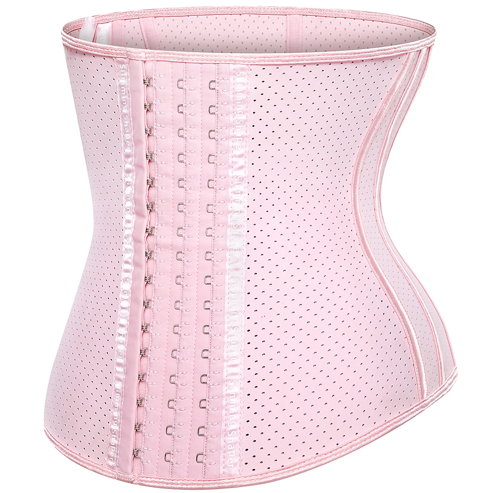 

Latex Waist Trainer Corset Binders and Shapers Body Shapewear Women Slimming Belly Sheath Reductive Girdle Pink Blue White Fajas