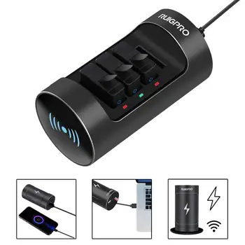 Original RuigPro for GoPro Hero 7 Hero 8 hero 6 hero 5 Black Batteries Triple Charger for GoPro Hero7 Black Battery Accessories
Original RuigPro for GoPro Hero 7 Hero 8 hero 6 hero 5 Black Batteries Triple Charger for GoPro Hero7 Black Battery Accessories
