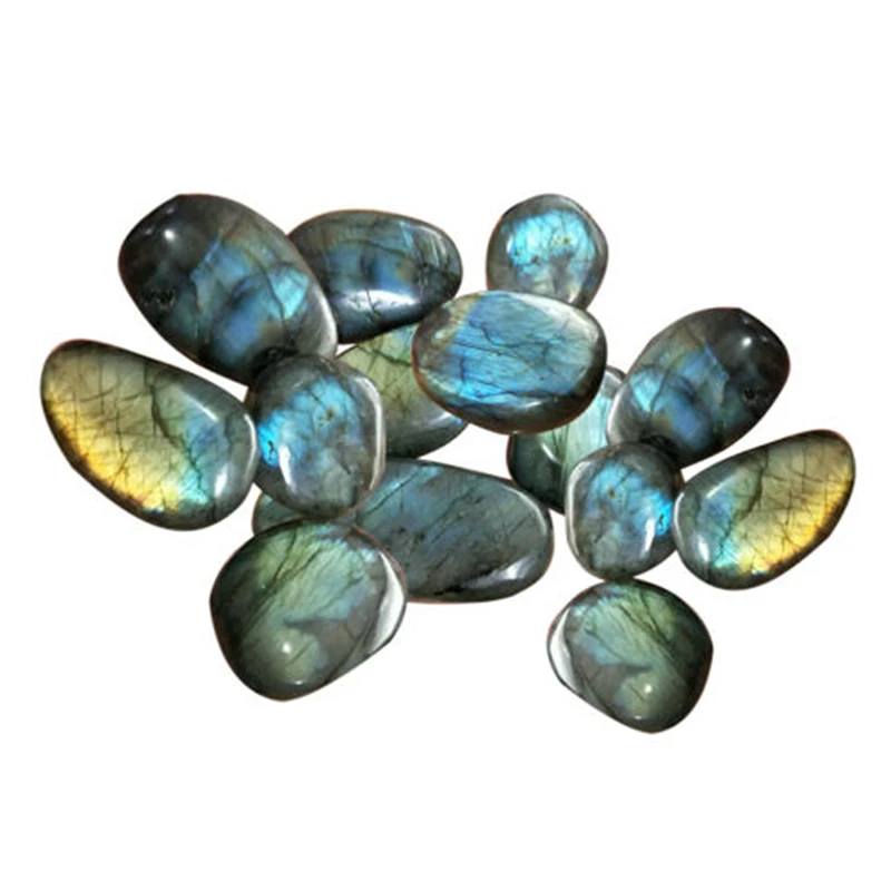 Natural Crystal Moonstone Raw Gemstone Polished Quartz Labradorite Handicraft Fish Tank Decorating Stone Healing random | Дом и сад