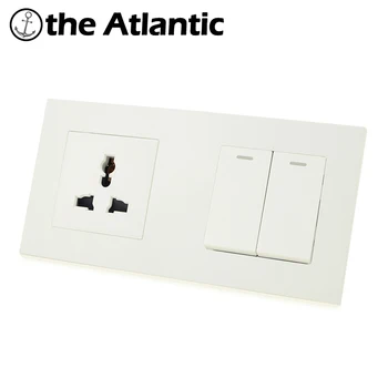 Atlectric Universal Socket 1 2 3 4 Gang ON/OFF Light Button Switch Double Power Wall Socket Plastic Panel Electrical Outlet
Atlectric Universal Socket 1 2 3 4 Gang ON/OFF Light Button Switch Double Power Wall Socket Plastic Panel Electrical Outlet
