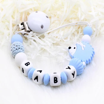 DIY Silicone Baby Pacifier Clip Personalised Name Pacifier Chain for Baby Teething Soother Chew Toy Dummy Clips
DIY Silicone Baby Pacifier Clip Personalised Name Pacifier Chain for Baby Teething Soother Chew Toy Dummy Clips