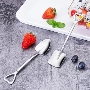 Food Spoon Stainless steel 304 Shovel Tanleware Ice Cream Dessert Gadget Fruit Watermelon Tool Tea Coffee Salad Kitchen Spoons 
Food Spoon Stainless steel 304 Shovel Tanleware Ice Cream Dessert Gadget Fruit Watermelon Tool Tea Coffee Salad Kitchen Spoons