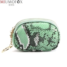 Mini Wallet Women Double Zip Leather Coin Purses Fashion Python Pattern Design Small Change Purse Credit Card Coins Pouch Wallet
Mini Wallet Women Double Zip Leather Coin Purses Fashion Python Pattern Design Small Change Purse Credit Card Coins Pouch Wallet