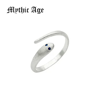MYTHIC AGE 925 Sterling Silver Ring For Women Blue Eye Snake Ring Adjustable Open Size Fine Jewelry Hypoallergenic 
MYTHIC AGE 925 Sterling Silver Ring For Women Blue Eye Snake Ring Adjustable Open Size Fine Jewelry Hypoallergenic