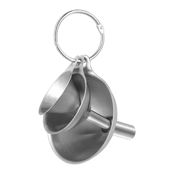 BESTONZON 3PCS Stainless Steel Funnel Spices Essentail Oil Flask Funnel Wine Water Filter Funnel for Home Kitchen
BESTONZON 3PCS Stainless Steel Funnel Spices Essentail Oil Flask Funnel Wine Water Filter Funnel for Home Kitchen