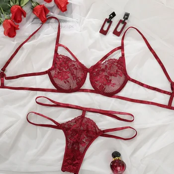 Fashion Women's Bra Set Lace Lingerie Set Sexy Hollow Perspective Embroidered Light Breathable Blue Underwear Set
Fashion Women's Bra Set Lace Lingerie Set Sexy Hollow Perspective Embroidered Light Breathable Blue Underwear Set