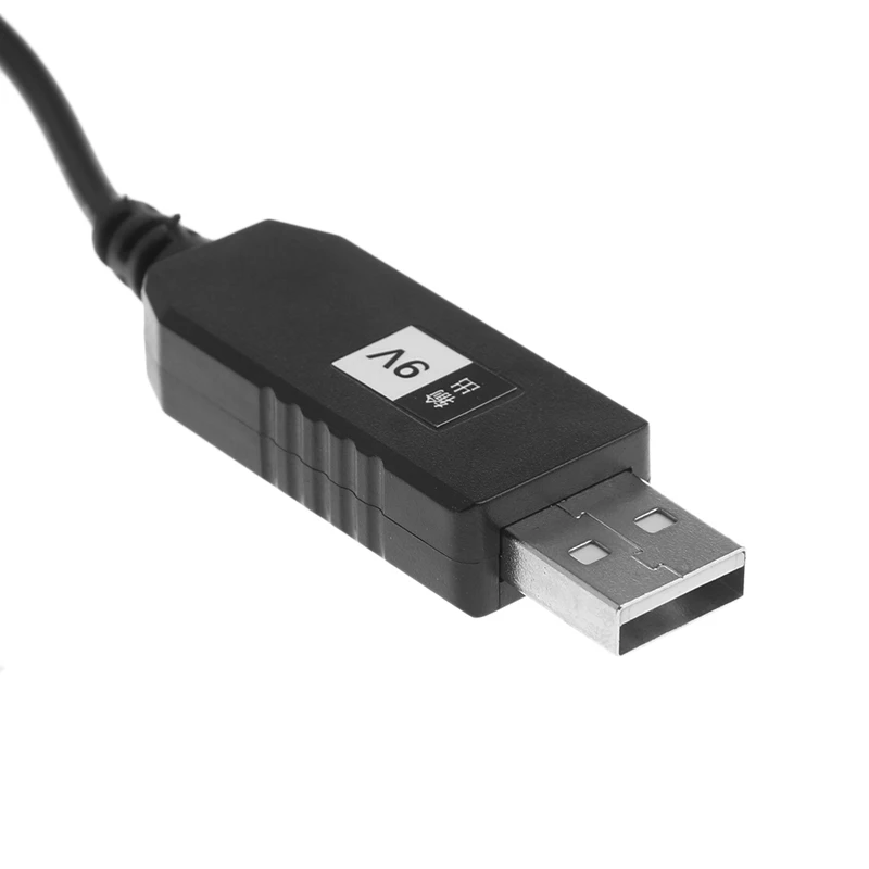 USB DC 5V To 9V 2.1x5.5mm Male Step up Adapter Cable For Router LED Strip Light WXTA
USB DC 5V To 9V 2.1x5.5mm Male Step up Adapter Cable For Router LED Strip Light WXTA