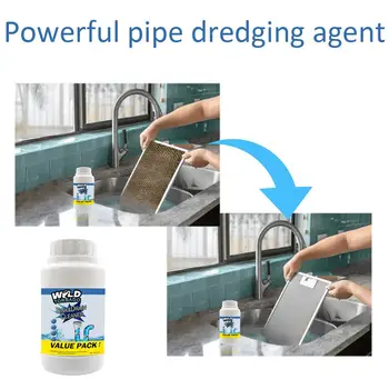 Powder Sink&Drain Cleaner Strong Pipe Dredging Agent Kitchen Sewer Toilet Plug Cleaner Powerful Pipe Dredging Agent
Powder Sink&Drain Cleaner Strong Pipe Dredging Agent Kitchen Sewer Toilet Plug Cleaner Powerful Pipe Dredging Agent
