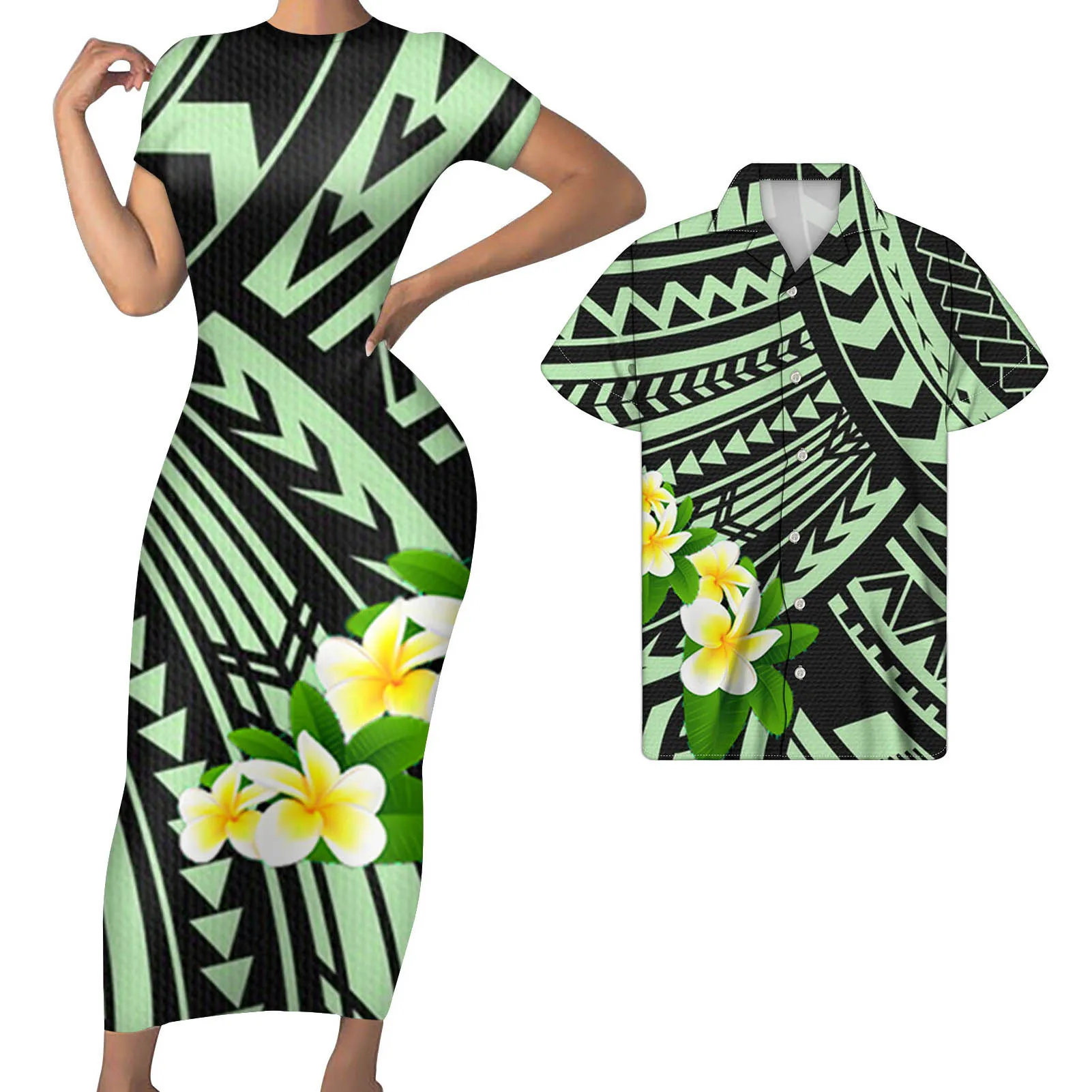 Cumagical O Neck Women Dresses Couple Set Summer Casual Dress Samoa Green Geometry Pattern Couples Matching Men Shirts
Cumagical O Neck Women Dresses Couple Set Summer Casual Dress Samoa Green Geometry Pattern Couples Matching Men Shirts