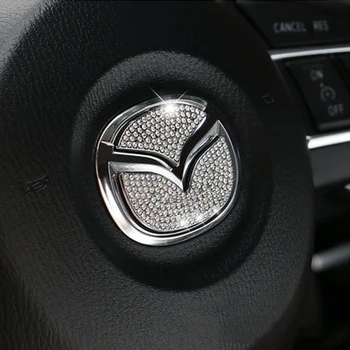 Car Steering Wheel WIth Diamond Decoration Emblem Car Stickers For Mazda CX-4 Anglesea Cx-5 Artez Interior Car Accessories 
Car Steering Wheel WIth Diamond Decoration Emblem Car Stickers For Mazda CX-4 Anglesea Cx-5 Artez Interior Car Accessories