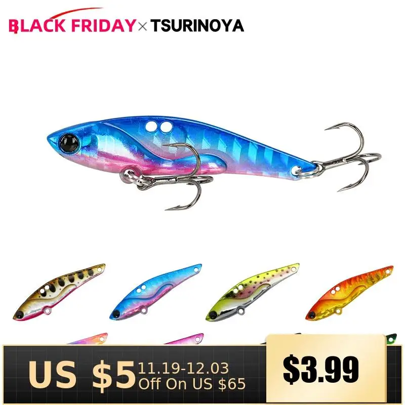 TSURINOYA TEPAN VIB DW53 58mm 11g Metal VIB Bass Lure Saltwater Fishing Lure With Treble Hook VIB Metal Vibe Lures
TSURINOYA TEPAN VIB DW53 58mm 11g Metal VIB Bass Lure Saltwater Fishing Lure With Treble Hook VIB Metal Vibe Lures