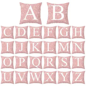 Letter Pillow Cover 45x45cm Room English Alphabet For Home goods 1PC Flower Pillowcase Polyester
Letter Pillow Cover 45x45cm Room English Alphabet For Home goods 1PC Flower Pillowcase Polyester