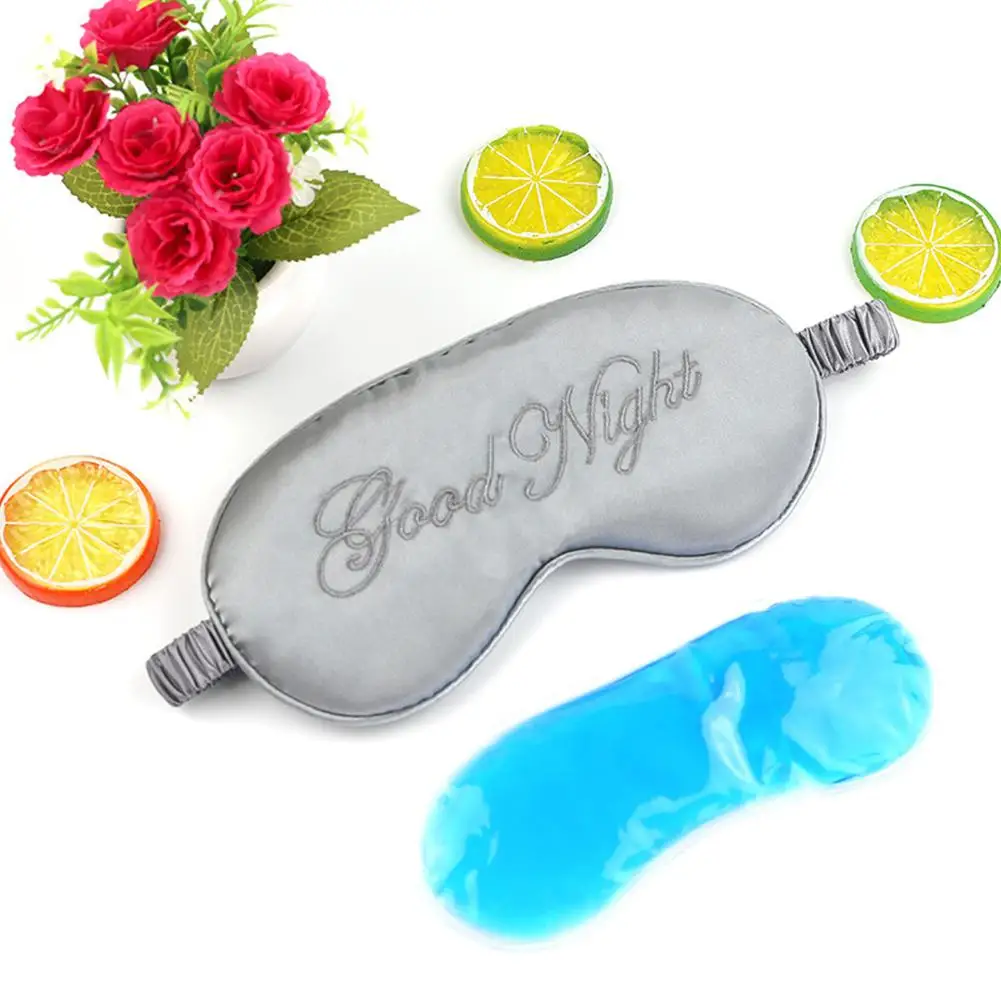 VIBRANT GLAMOUR Imitation Silk Sleep Rest Eye Mask Padded Shade Cover Travel Relax Aid Ice Bag Eye Care Mask
VIBRANT GLAMOUR Imitation Silk Sleep Rest Eye Mask Padded Shade Cover Travel Relax Aid Ice Bag Eye Care Mask