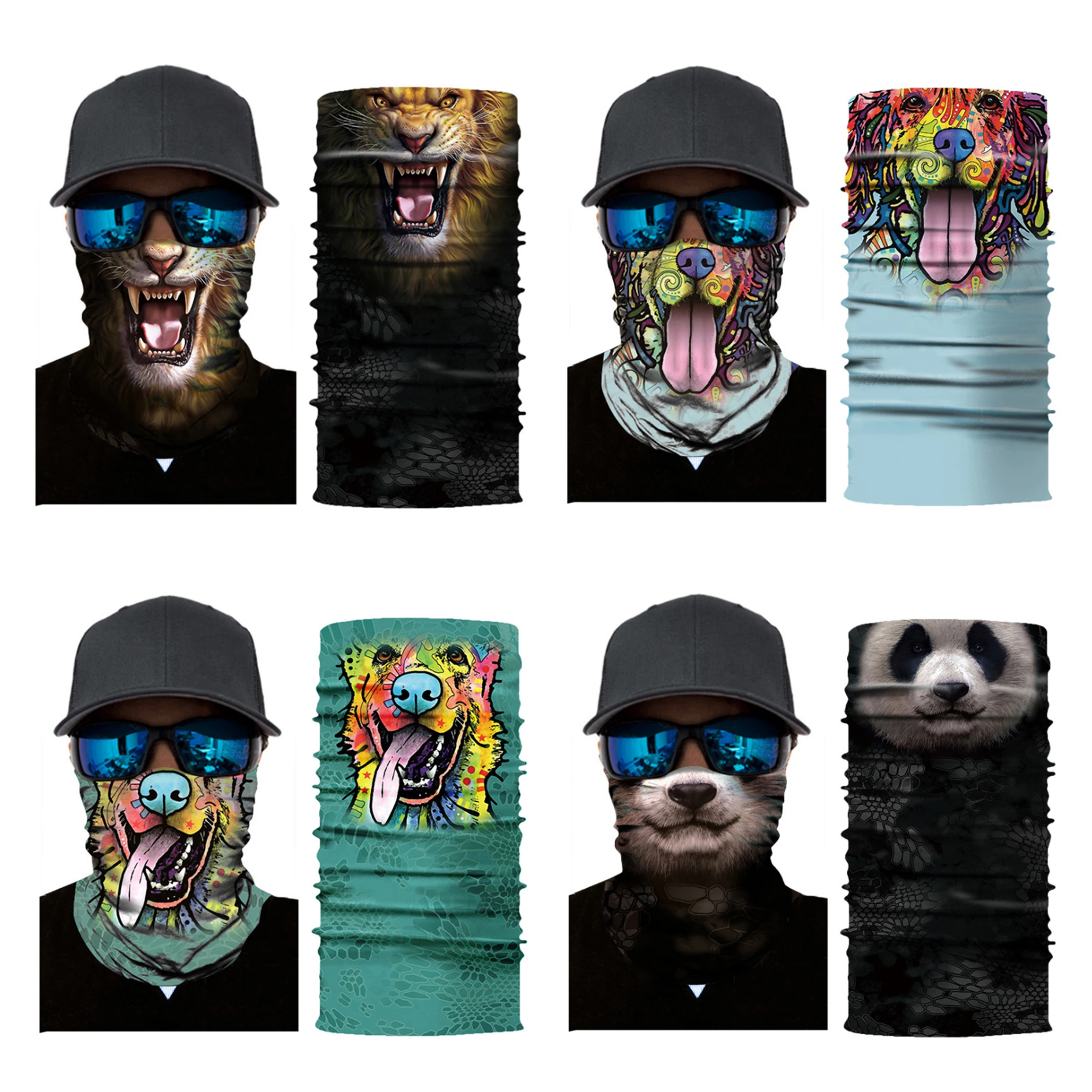 Men 3D Animal Scarf Bandana Camping Cycling Bicycle Fishing Face Mask Neck Warmer Head Face Shield Headband Headwear Bandana
Men 3D Animal Scarf Bandana Camping Cycling Bicycle Fishing Face Mask Neck Warmer Head Face Shield Headband Headwear Bandana