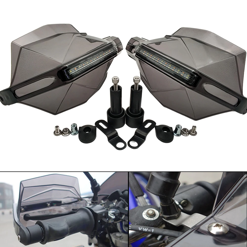 Motorcycle Hand Guards 7/8" Handlebar with LED Light Motocross Handguards For Suzuki rgv 250 gsr 600 750 GSXR1000 GSXR1100
Motorcycle Hand Guards 7/8" Handlebar with LED Light Motocross Handguards For Suzuki rgv 250 gsr 600 750 GSXR1000 GSXR1100