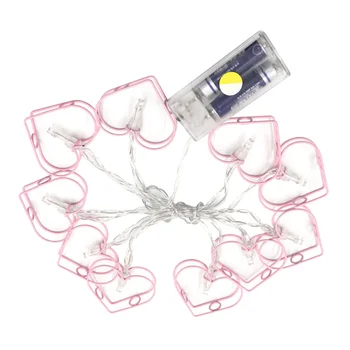 1PC 1.5 Meters 10-LEDs Creative LED String Light Heart Shape Light String Lamp for Christmas Bedroom Courtyard Decoration Withou
1PC 1.5 Meters 10-LEDs Creative LED String Light Heart Shape Light String Lamp for Christmas Bedroom Courtyard Decoration Withou
