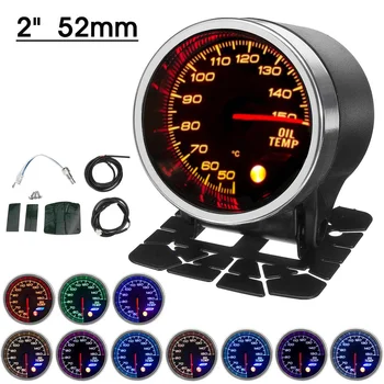2'' 52mm 50-150 Car Oil Temp Temperature Gauge Meter 10 Color LED Indicator Digital Display 12V Brushless Stepping Motor
2'' 52mm 50-150 Car Oil Temp Temperature Gauge Meter 10 Color LED Indicator Digital Display 12V Brushless Stepping Motor