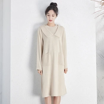 DMLFZMY 2019 winter new fashion long sweater women temperament lady ladies style loose solid color casual dress 548
DMLFZMY 2019 winter new fashion long sweater women temperament lady ladies style loose solid color casual dress 548