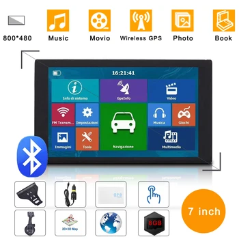 7 inch capacitive car GPS HD navigation 8GB 256M Bluetooth in FM 2019 Europe maps or Russia Navitel map browsers Sat nav Truck
7 inch capacitive car GPS HD navigation 8GB 256M Bluetooth in FM 2019 Europe maps or Russia Navitel map browsers Sat nav Truck