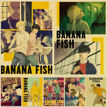 Japanese Anime Banana fish Retro Posters Art Movie Painting Kraft Paper Prints Home Room Decor Wall Stickers poster
Japanese Anime Banana fish Retro Posters Art Movie Painting Kraft Paper Prints Home Room Decor Wall Stickers poster