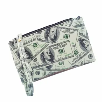 Unisex Wallets With Zipper Dollar Pattern PVC Bag Key Phone Bags Long Purse Small Clutch Coin Purse Portable Handbag Hot Sale
Unisex Wallets With Zipper Dollar Pattern PVC Bag Key Phone Bags Long Purse Small Clutch Coin Purse Portable Handbag Hot Sale