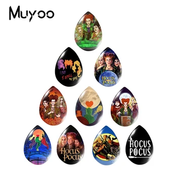 2020 New Hocus Pocus Witches Tear Drop Glass Cabochon Halloween Handmade Printed Photo Jewelry DIY Accessories
2020 New Hocus Pocus Witches Tear Drop Glass Cabochon Halloween Handmade Printed Photo Jewelry DIY Accessories