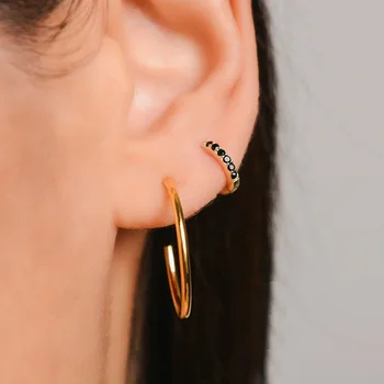 Ear Puncture Rainbow Color Zircon Cartilage Earrings for Woemn Ear Buckle Creative Simple Earring Korean Gold Earring Jewelry
Ear Puncture Rainbow Color Zircon Cartilage Earrings for Woemn Ear Buckle Creative Simple Earring Korean Gold Earring Jewelry