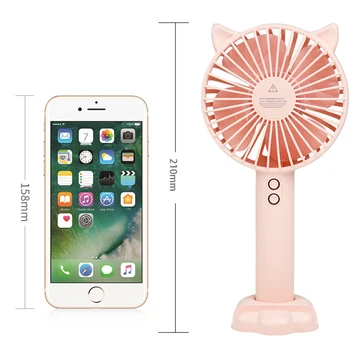 Small Portable Handheld Fan,1200MAH USB Battery Operated Mini Personal Fan with 3 Speeds for Office Home Travel Camping (Pink)
Small Portable Handheld Fan,1200MAH USB Battery Operated Mini Personal Fan with 3 Speeds for Office Home Travel Camping (Pink)