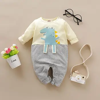 Baby Romper Cute Dinosaur Newborn Boys Girls Jumpsuit Outfit Long Sleeve Fall Toddler Children Winter Clothing One Piece Overall
Baby Romper Cute Dinosaur Newborn Boys Girls Jumpsuit Outfit Long Sleeve Fall Toddler Children Winter Clothing One Piece Overall