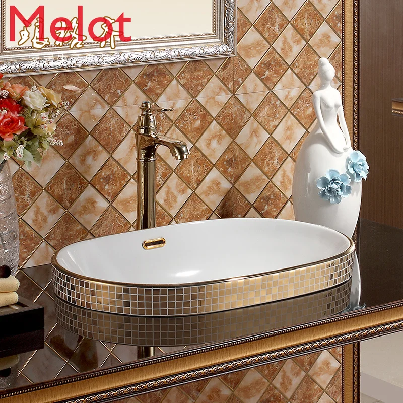 Art Table Basin Semi-Embedded Table Basin Wash Basin Wash Basin Oval Table Basin Mosaic
Art Table Basin Semi-Embedded Table Basin Wash Basin Wash Basin Oval Table Basin Mosaic