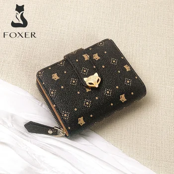 Foxer Women Wallet Embossing Mini Wallet Stylish Lady Money Bag PVC Wallets Card Holder Female Coin Purse Classical Short Wallet 
Foxer Women Wallet Embossing Mini Wallet Stylish Lady Money Bag PVC Wallets Card Holder Female Coin Purse Classical Short Wallet