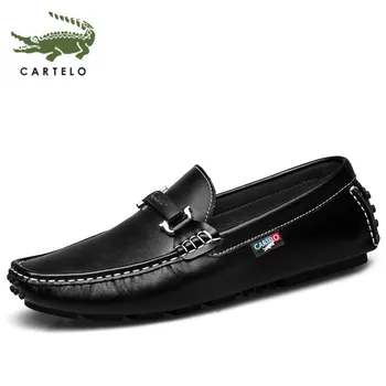 CARTELO men's shoes men's first layer cowhide peas shoes business sets of foot casual leather shoes men's pedal lazy shoes 
CARTELO men's shoes men's first layer cowhide peas shoes business sets of foot casual leather shoes men's pedal lazy shoes