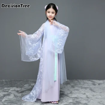 2019 new children traditional ancient chinese costume silk clothing girls hanfu chinese dance costumes kids tang fairy dress 
2019 new children traditional ancient chinese costume silk clothing girls hanfu chinese dance costumes kids tang fairy dress
