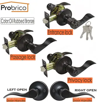 Probrico door Handles for interior doors Front Back gate lever lock Cylinder/Latch Home Security Interior wooden door handle set
Probrico door Handles for interior doors Front Back gate lever lock Cylinder/Latch Home Security Interior wooden door handle set