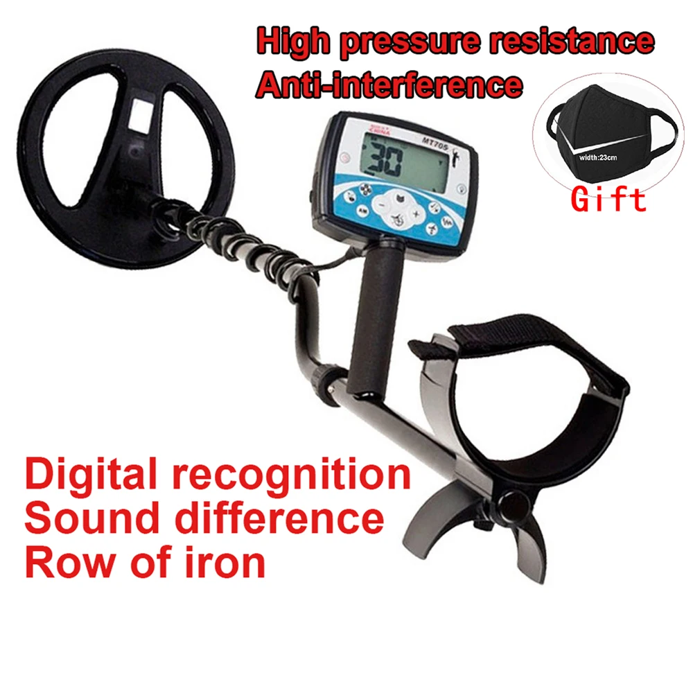 MT705 Portable Metal Detector Waterproof Underground Handheld High Sensitivity Excavator Treasure Instrument Precision Detector
MT705 Portable Metal Detector Waterproof Underground Handheld High Sensitivity Excavator Treasure Instrument Precision Detector
