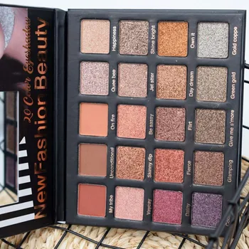 20 Color Matte Glitter Nude Eyeshadow Palette Face Makeup Pearlescent HighLight Brightening Repair Eye Shadow Makeup Pallete
20 Color Matte Glitter Nude Eyeshadow Palette Face Makeup Pearlescent HighLight Brightening Repair Eye Shadow Makeup Pallete