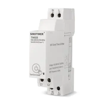 Universal TM608 smart WiFi single-phase energy meter mobile app home multi-function rail meter One key operation
Universal TM608 smart WiFi single-phase energy meter mobile app home multi-function rail meter One key operation