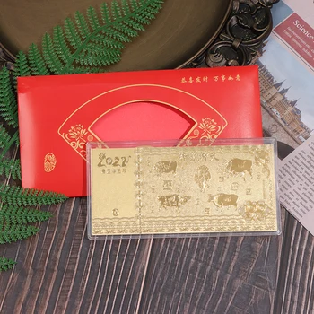 2021 Year Of The Ox Commemorative Pockets Chinese Zodiac Souvenir Card Non-currency Cards For Home Decoration Collection Gift
2021 Year Of The Ox Commemorative Pockets Chinese Zodiac Souvenir Card Non-currency Cards For Home Decoration Collection Gift