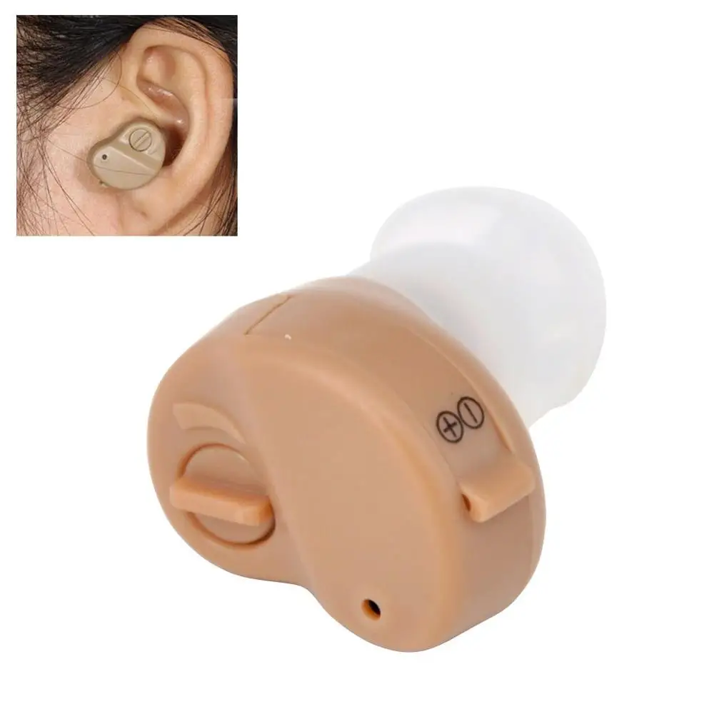 Фото K-80 слуховой аппарат портативный мини в ухо Невидимый усилитель звука