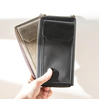 Leather Long Zip Wallet Men's Clutch Bag Leather Casual Men's Leather Card Holder Purse Bag Retro Handmade Leather Phone Bag Men
Leather Long Zip Wallet Men's Clutch Bag Leather Casual Men's Leather Card Holder Purse Bag Retro Handmade Leather Phone Bag Men