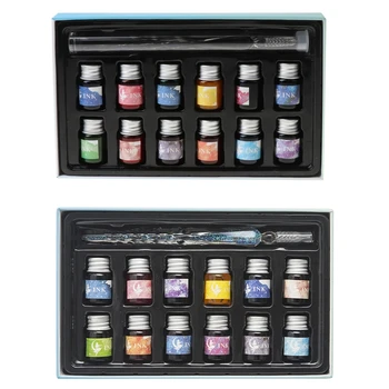 Crystal Starry Sky Glass Ink Pen Glass Dip Pen For Writing Fountain Pen Set Gift 53CC 
Crystal Starry Sky Glass Ink Pen Glass Dip Pen For Writing Fountain Pen Set Gift 53CC