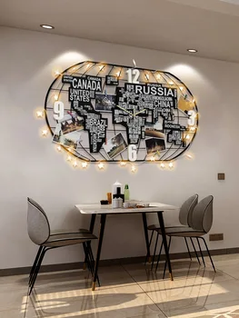 Nordic Metal Wall Clock 3d World Map Living Room Wall Clock Mechanism Art Gift Idea Relojes Madera Pared Home Decoration DD45WC
Nordic Metal Wall Clock 3d World Map Living Room Wall Clock Mechanism Art Gift Idea Relojes Madera Pared Home Decoration DD45WC