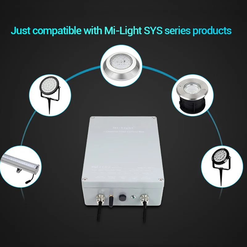MiBOXER SYS-PT1 1-Channel Host Control Box led controller DMX512 control Smartphone APP 2.4G Wireless remote Amazon Alexa Voice
MiBOXER SYS-PT1 1-Channel Host Control Box led controller DMX512 control Smartphone APP 2.4G Wireless remote Amazon Alexa Voice