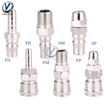 Pneumatic C Type Air Compressor Hose Quick Coupler Plug Socket Connector SM/PM/SH/PH/SP/PP 20 30 40 Quick Air Connector
Pneumatic C Type Air Compressor Hose Quick Coupler Plug Socket Connector SM/PM/SH/PH/SP/PP 20 30 40 Quick Air Connector