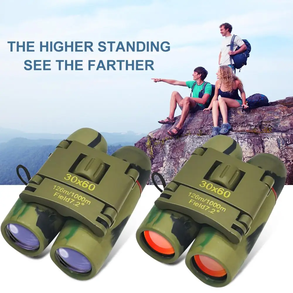 1PCS Pocket Night Vision Observer Monitoring Range Binoculars30 x 60mm Mini foldable binoculars, suitable for hiking and hunting
1PCS Pocket Night Vision Observer Monitoring Range Binoculars30 x 60mm Mini foldable binoculars, suitable for hiking and hunting