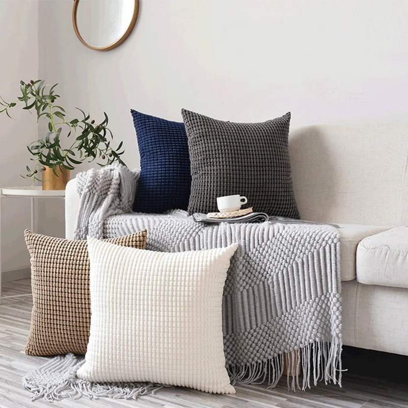 Corduroy Pillowcase Cushion Cover Solid Color Decorative Pillow For Sofa Home Decor Living Room Fall Pillows Covers Without Core
Corduroy Pillowcase Cushion Cover Solid Color Decorative Pillow For Sofa Home Decor Living Room Fall Pillows Covers Without Core