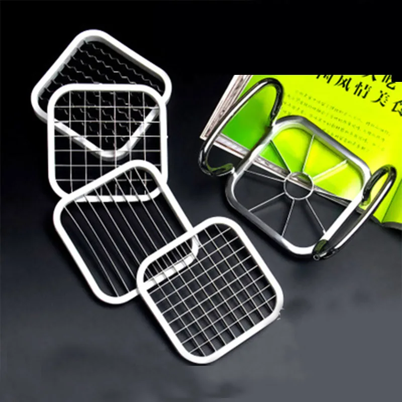 Kitchen Gadgets Stainless Steel Vegetable Fruit Cutter Shredders Multifunction Potato Chips Apple Pear French Fries Cutter
Kitchen Gadgets Stainless Steel Vegetable Fruit Cutter Shredders Multifunction Potato Chips Apple Pear French Fries Cutter
